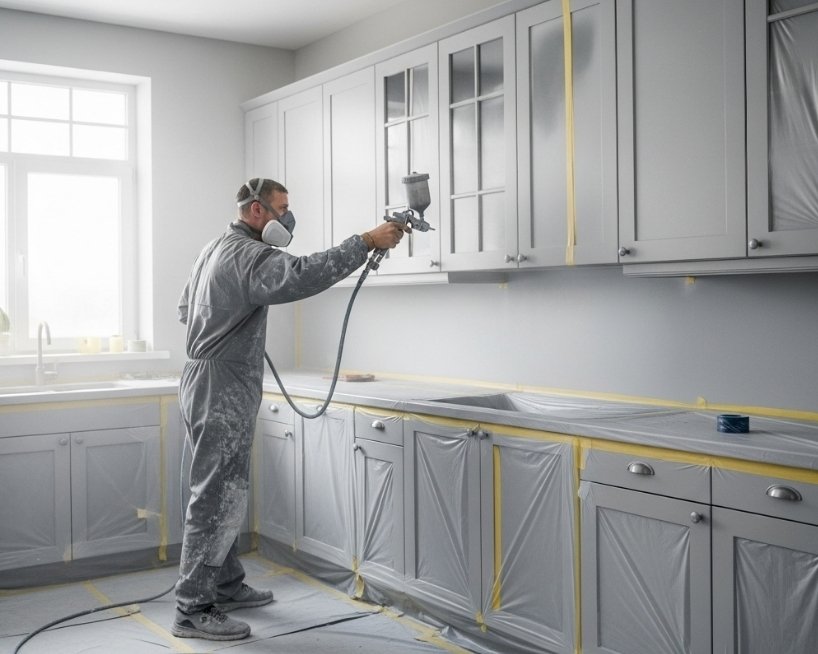 Kitchen Respray Costs In Blackpool